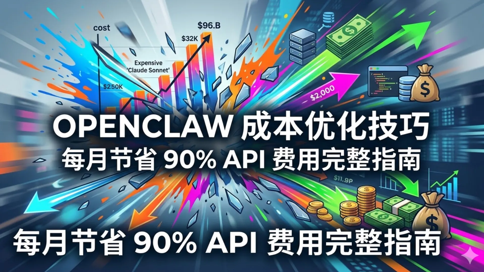 OpenClaw成本优化技巧:每月节省90% API费用完整指南